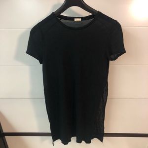 Garage Tee w Lower Side Slits